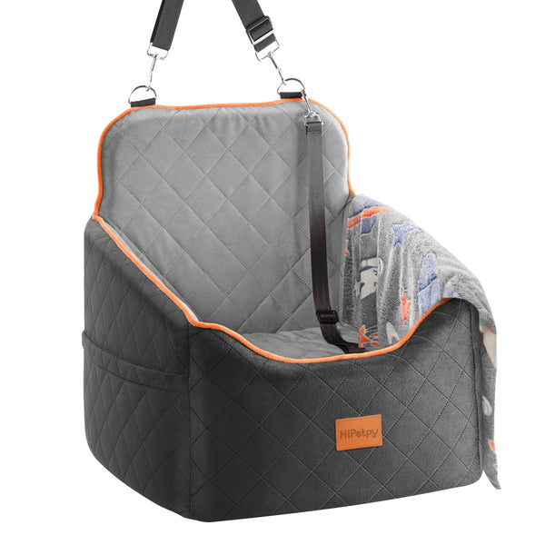 Dog Car Seat for Small Dog with Washable Mat, Memory Foam Booster Seat - Like New