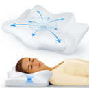 Emircey Adjustable Neck Memory Foam Pillows WHITE - Scratch & Dent