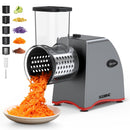 XGOBHC Electric Grater & Salad Maker with 5 Replaceable Stainless Blades -Silver - Like New
