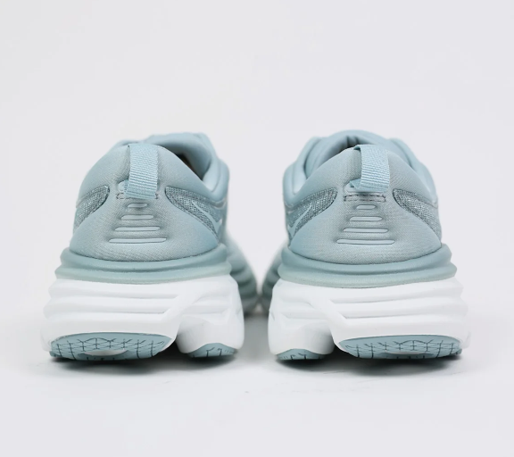 1127952 HOKA ONE ONE Womens Bondi 8 Textile Cloud Blue/Ice Flow Size 8 - Like New