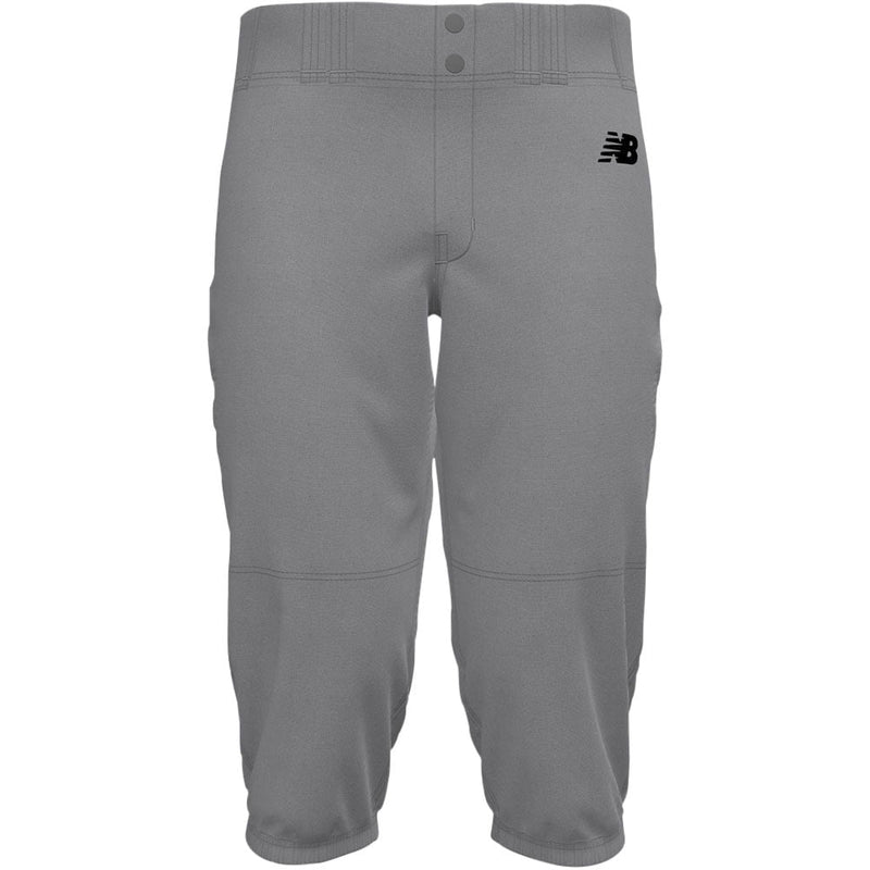 New Balance Men's Solid Knicker Baseball Pants - XL - Gray - Brand New
