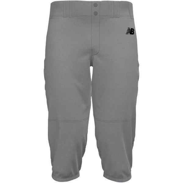 New Balance Men's Solid Knicker Baseball Pants - M - Gray - Brand New