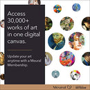 MEURAL CANVAS II DIGITAL CANVAS 21.5" 16x24 WHITE FRAME WIFI MC321WL - WHITE - Like New