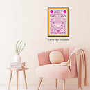 AL RAIED DFAIUY CANVAS WALL ART PREPPY ROOM DECOR TRENDY RETRO POSTER DAILY - Brand New