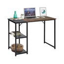 Cokos Escritorio con Repisa Inferior Moderno (100 x 48 x 74cm) - Negro - Brand New