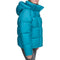 LW3RP696 LEVI'S WOMEN'S SELMA HOODED PUFFER JACKET OCEAN BLUE SIZE M - Brand New