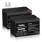MIADY 12V 7AH RECHARGEABLE SEALED LEAD ACID BATTERY 2 PACK SLA12V7A - Black - Like New