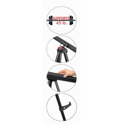 OFFICE DEPOT HEAVY DUTY PRESENTATION EASEL 354-218 - BLACK - Like New