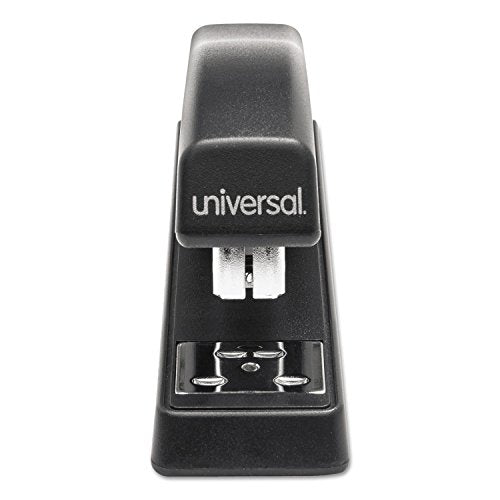 UNIVERSAL 43118 ECONOMY FULL-STRIP STAPLER 20 SHEET CAPACITY 3" THROAT BLACK - Brand New