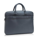 50536498413PCE BOSS MEN'S RAY SOFT FRIENDLY LEATHER BRIEF CASE - DUSTY BLUE - Brand New