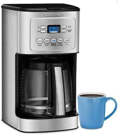 Cuisinart DCC-1800FR 14 Cup Programmable Coffee Maker Hotter Coffee - Silver Like New