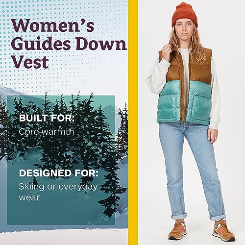 MARMOT WOMEN'S GUIDES DOWN VEST SIZE LARGE HAZEL/BLUE AGAVE - Brand New