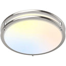 GOBRIGHT LED Ceiling Light Fixture, 13", 36W, 3600 Lumen, 5CCT, - Scratch & Dent