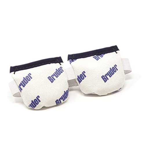 BRUDER MOIST HEAT EYE COMPRESS | MICROWAVE ACTIVATED | FAST ACTING - WHITE - Like New