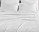 VINCE CAMUTO CLASSIC 100% BASKET WOVEN COTTON FULL/QUEEN BLANKET - WHITE - Like New