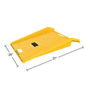 Curb Ramp - Heavy Duty, Portable Ramp with 1000lb Weight. B073WQGZX8 - Yellow - Brand New