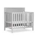 DREAM ON ME BELLPORT 4-IN-1 MINI BABY CRIB, PEBBLE GREY - 637-PG - Like New