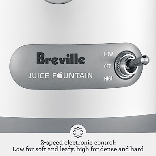 BREVILLE JUICE FOUNTAIN PLUS, JE98XL, SILVER - PAINTED SILVER - Like New