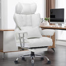 EFOMAO DESK OFFICE CHAIR 400LBS BIG AND TALL OFFICE CHAIR - WHITE - Like New
