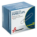 SKILCRAFT PAPER CLIPS, STEEL, SILVER, 1000/BOX - SILVER - Brand New