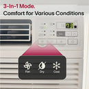 LG 12,000 BTU SMART WI-FI WINDOW AIR CONDITIONER COOLS UP TO 550 SQ. FT. - WHITE - Like New
