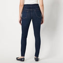 AMAZON ESSENTIALS WOMEN'S STRETCH DENIM MID-RISE PULL-ON JEGGING, SIZE 12 SHORT - Brand New