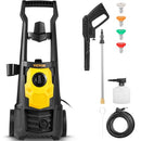 VEVOR ELECTRIC PRESSURE WASHER, 2000 PSI 1.76 GPM, HOSE, FOAM CANNON - BLACK - Like New