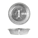 NICOLE FANTINI 7 INCH ROUND ALUMINUM FOIL PAN WITHOUT LIDS DISPOSABLE, 250 CT - Brand New