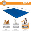 K&H Pet Products Cool Bed III Dog Cooling Mat, Large 44 X 32in, Chill Blue - Like New