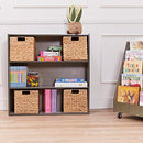 ECR4KIDS STREAMLINE 3-SHELF STORAGE CABINET 36IN KID'S BOOKSHELF GREY WASH - Like New