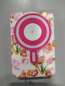 TECH THEORY POWERMAG PLUS WIRELESS CHARGING BATTERY MAGNETIC STAND - PEONIES - Like New