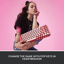 LOGITECH POP KEYS MECHANICAL WIRELESS KEYBOARD CUSTOMIZABLE EMOJI KEYS - Like New