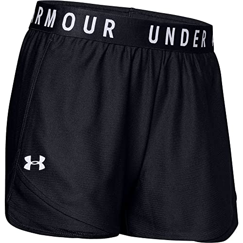 1344552 UNDER ARMOUR WOMEN PLAY UP 3.0 SHORTS BLACK SIZE 2XL - Brand New
