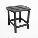 N&V HDPE Side Table, Adirondack Outdoor, Poly Lumber End, B09Q53RGP8, Black - Brand New