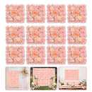 Artificial Flower Wall 5ftx3.74ft Peach Floral Backdrop Wedding Wall Panel - Brand New