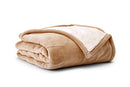 EDDIE BAUER SMART HEATED ELECTRIC THROW BLANKET REVERIBLE SHERPA - KHAKI - Like New