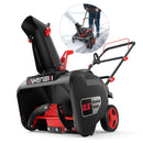 AMERISUN 21" GAS SNOW BLOWER POWERED BY 4-CYCLE 212CC AM7006A - BLACK/RED - Like New