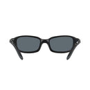06S9017 Costa Del Mar Brine Men's Polarized Sunglasses Matte Black/Blue Mirror - Like New