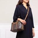 30T1GKNS2B Michael Kors Beck Medium Satchel Brown/Acorn One Size - Like New
