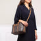 30T1GKNS2B Michael Kors Beck Medium Satchel Brown/Acorn One Size - Like New