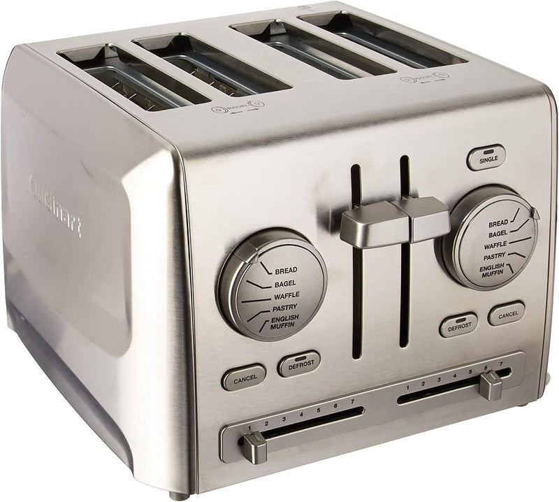 Cuisinart CPT-640P1 4-Slice Custom Select Toaster - Stainless Steel Silver - Like New
