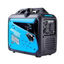 RINADURS 3500W PEAK PORTABLE INVERTER GENERATOR GAS POWERED RAD3500I -BLACK/BLUE - Like New