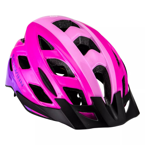 SCHWINN DASH KIDS' HELMET, FOR AGES 5-8, 19.75" - 21.25" - PURPLE/PINK - Like New