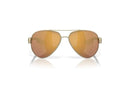 COSTA DEL MAR SOUTH POINT POLARIZED AVIATOR 54-20-134 - BRUSHED GOLD/GOLD 580G - Like New