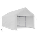 CECAROL C03 10X20FT HEAVY DUTY CARPORT 180G HEAT-SEALING ALL WEATHERTARP - WHITE - Like New