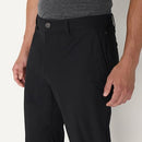 AMAZON ESSENTIALS MEN'S CLASSIC-FIT TRAVEL STRETCH PANT, 34W X 32L - BLACK - Like New