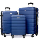AnyZip Luggage Sets 3 Piece Hardshell Suitcase Set PC ABS Lightweight Travel - Like New