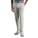 HAGGAR MEN'S CASUAL PANT STRETCH STRAIGHT FIT 34WX29L STONE - Brand New