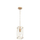 Optimant Lighting Gold Pendant Lighting for Kitchen Island, Modern Cage Lighting - Brand New