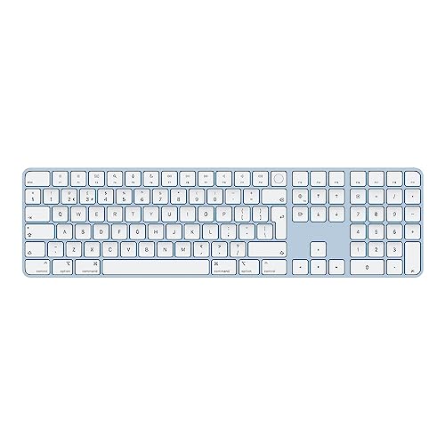 APPLE MAGIC KEYBOARD WITH TOUCH ID AND NUMERIC KEYPAD SILICON - BLUE - Like New